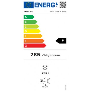 Davoline CHFR 290 L W NE DF Καταψύκτης Μπαούλο 287lt